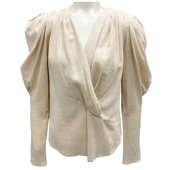 IRO Ecru / Gold Clarone Linen Top